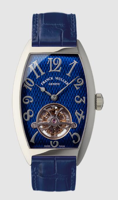 Buy Franck Muller CINTREE CURVEX TOURBILLON 30th Replica Watch for sale Cheap Price 2851TDAM OG Blue